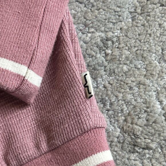 Kimes Ranch Hoodie Womens Medium Pink Western Sweatshirt Mesh Top & Sleeves - Picture 8 of 10